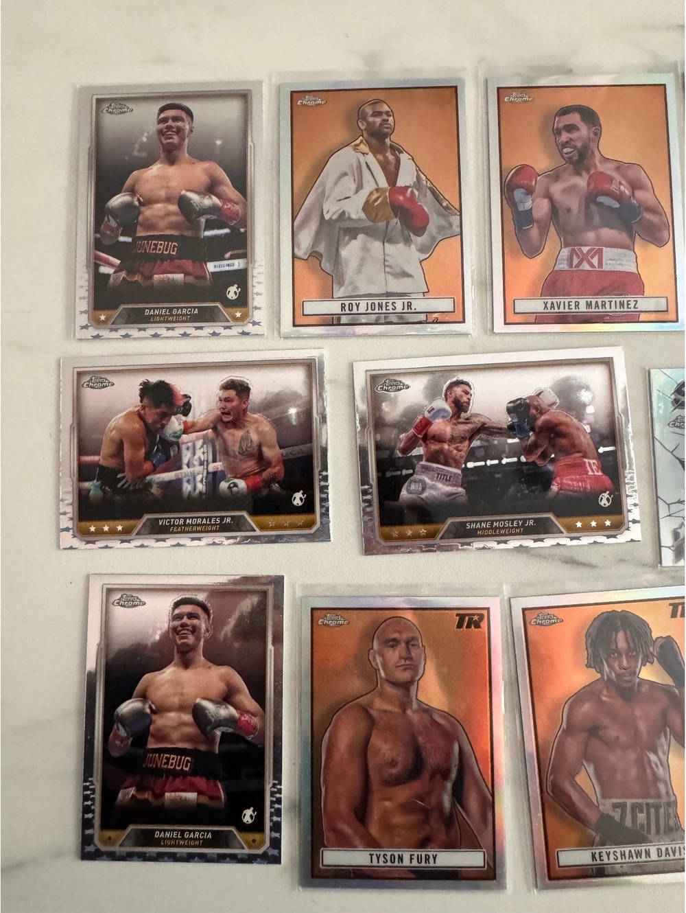 Topps Boxing Trading Card Collection - Mixed Fighters Set